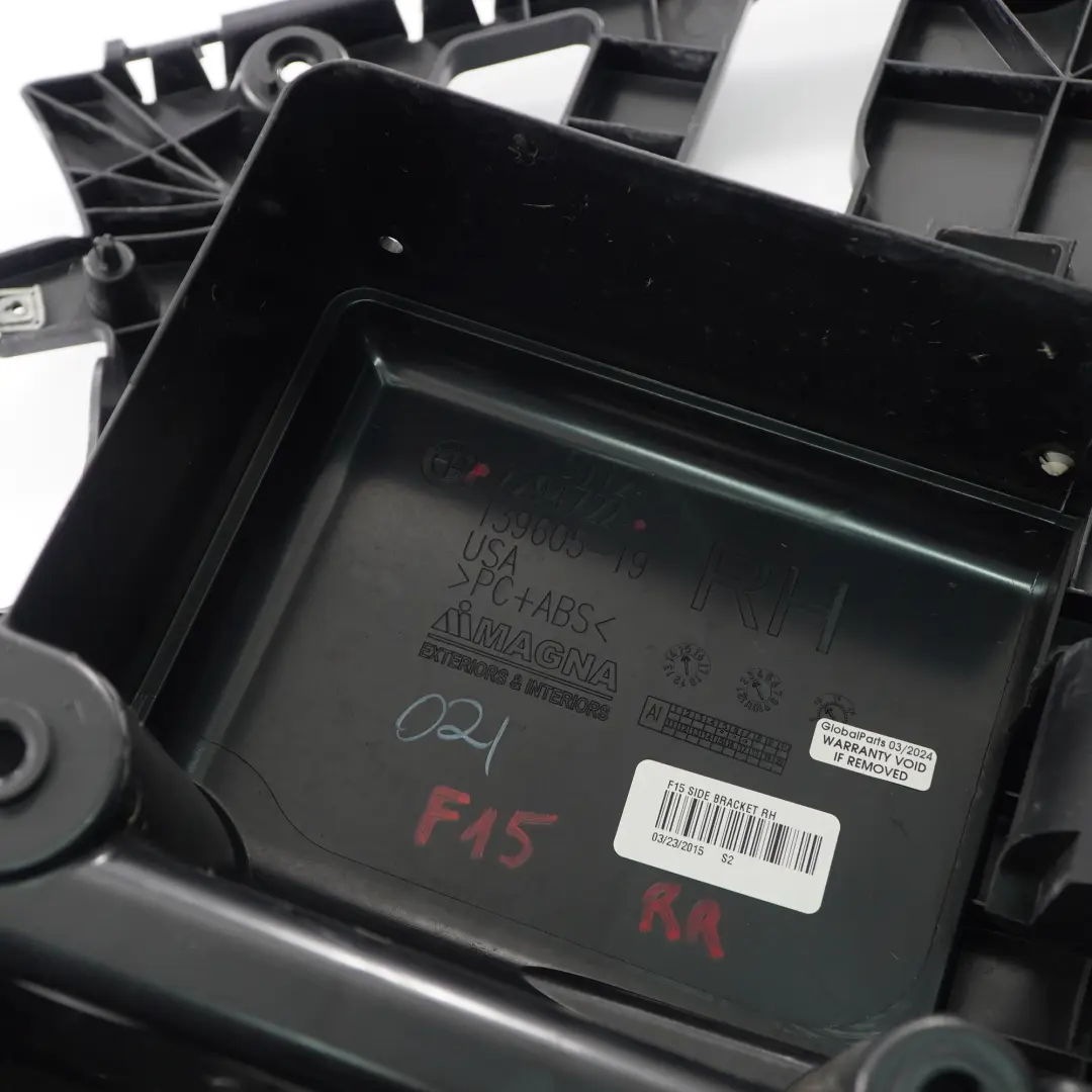 BMW X5 F15 M Sport Soporte Montaje Parachoques Trasero Derecho Exterior - SKU 7294722 - Número de pieza 7294722
