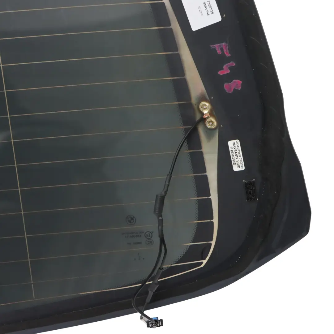 Szyba Tylna Tylnej Klapy Szkło Przyciemniane AS3 do BMW X1 F48 o numerze 7360535 BMW X1 F48 Szyba Tylna Tylnej Klapy Szkło Przyciemniane AS3 - SKU 7360535 - Numer Części 7360535