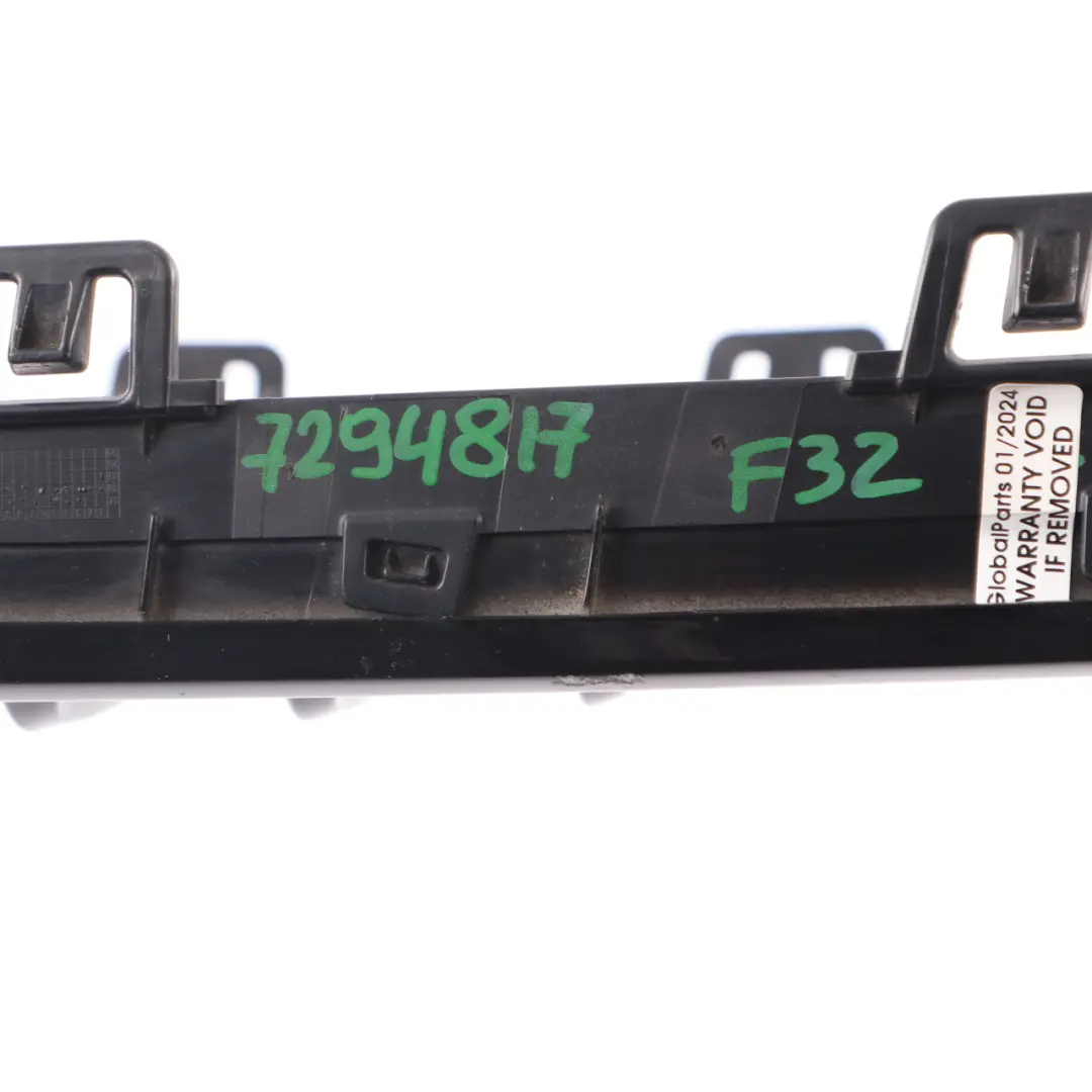 Front Bumper Centre Grille Left N/S Trim Panel High Gloss to BMW F32 with Part number 7294817 BMW F32 Front Bumper Centre Grille Left N/S Trim Panel High Gloss - SKU 7294817 - Part number 7294817