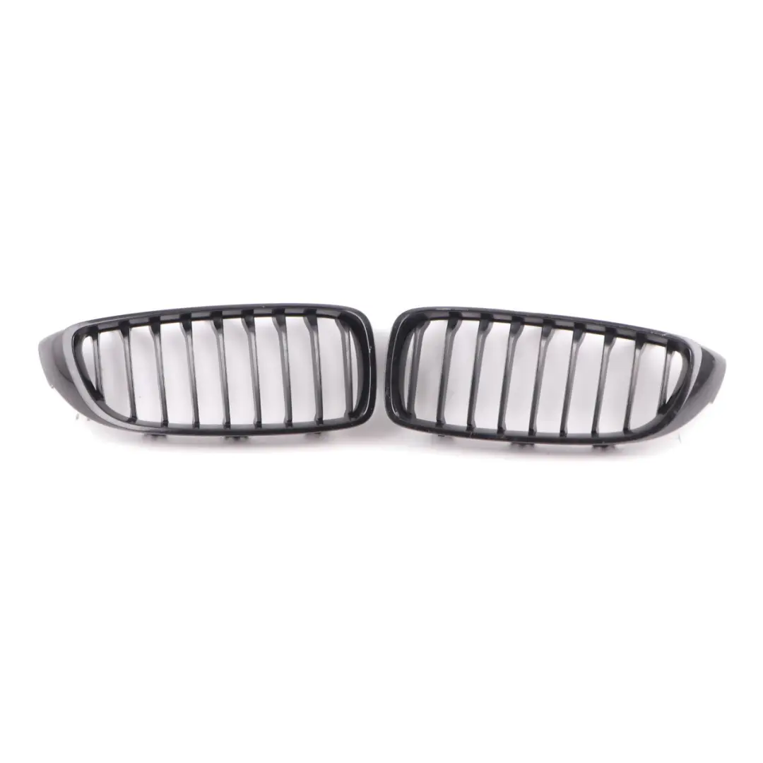 BMW F32 Front Bumper Centre Grille Left Right Trim Panel High Gloss Set - SKU 7294818-2 - Part number 7294818