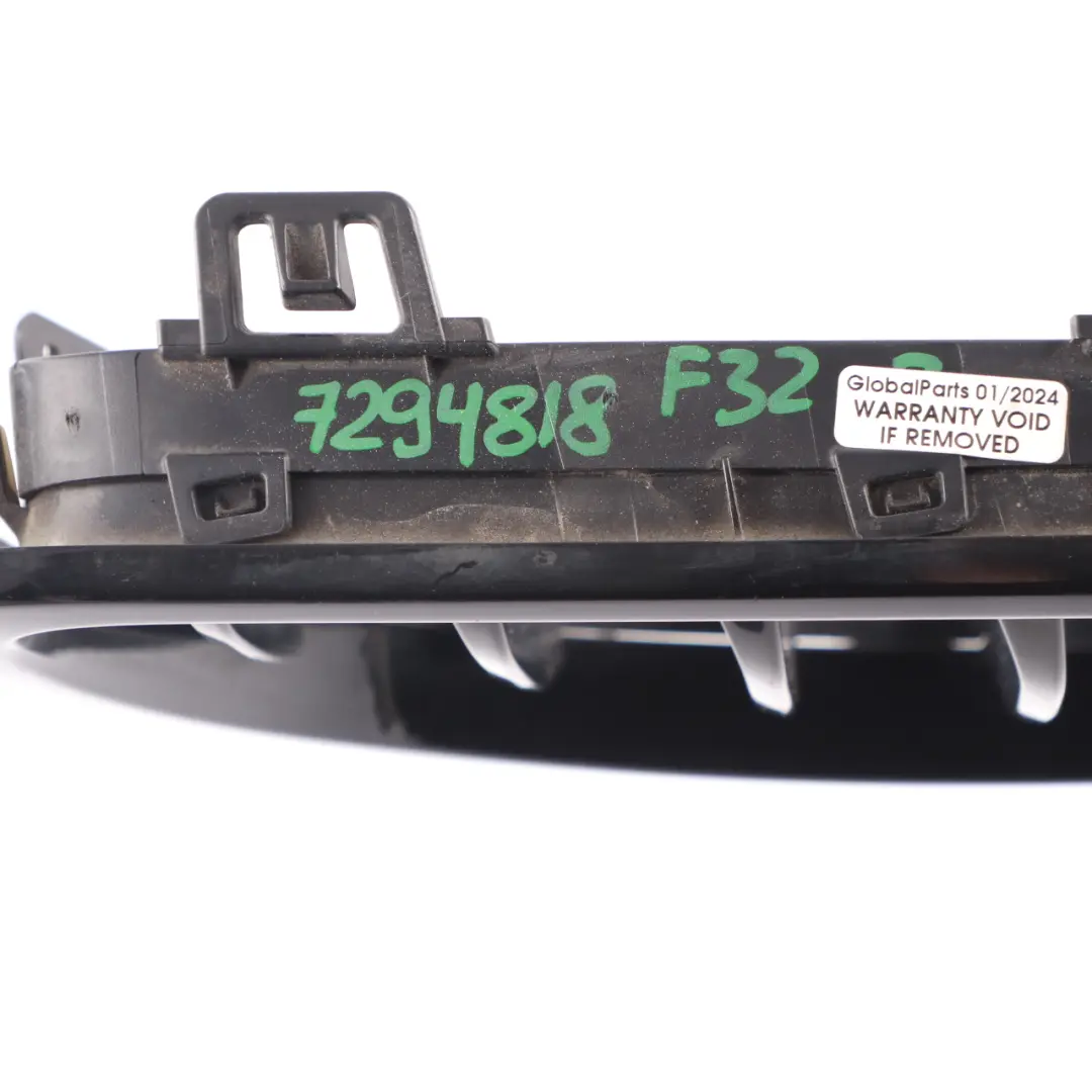 Front Bumper Centre Grille Right O/S Trim Panel High Gloss to BMW F32 with Part number 7294818 BMW F32 Front Bumper Centre Grille Right O/S Trim Panel High Gloss - SKU 7294818 - Part number 7294818