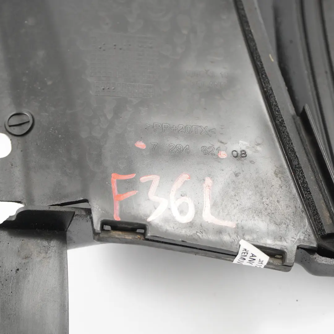 Frontkanal Kühlung links seitlicher Luftkanal Chanel für BMW F36 F32 F33 mit Teilenummer 7294821 BMW F36 F32 F33 Frontkanal Kühlung links seitlicher Luftkanal Chanel - SKU 7294821 - Teilenummer 7294821