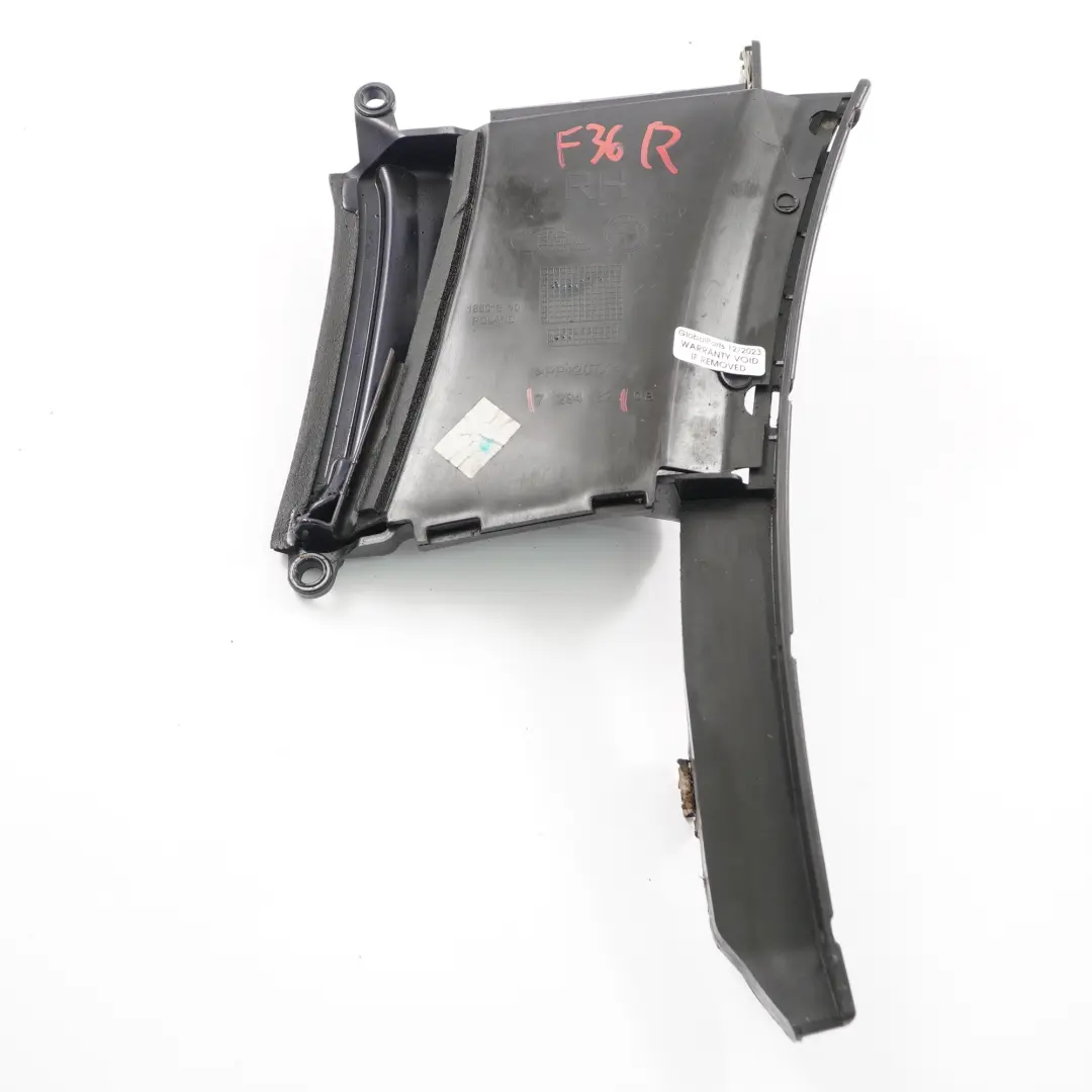 BMW F32 F33 F36 Kanał Wlot Powietrza Zderzaka Prawy Przedni - SKU 7294822 - Numer Części 7294822
