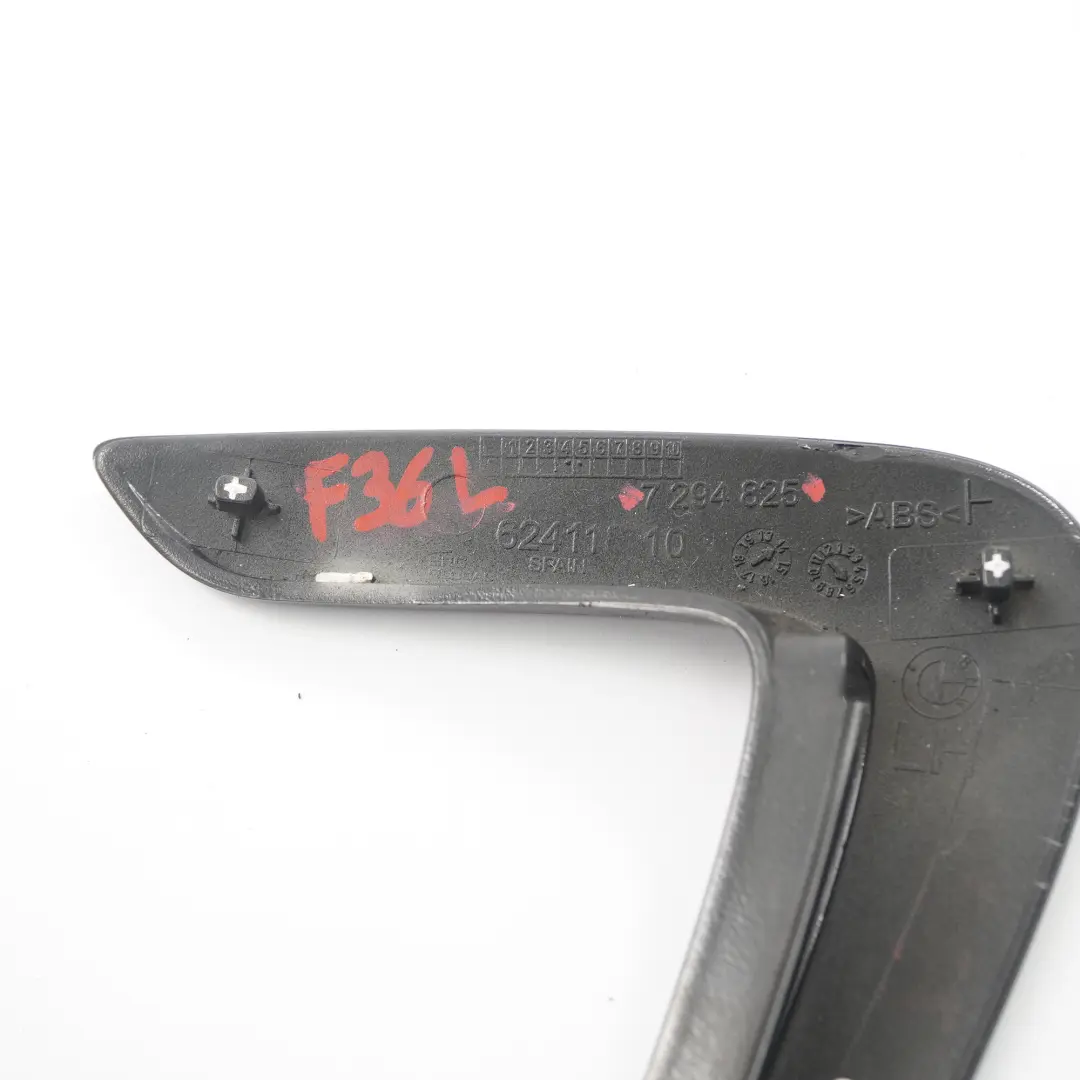 Rejilla guardabarros BMW F32 F36 Panel conducto aire delantero izquierdo para con número de pieza 7294825 Rejilla guardabarros BMW F32 F36 Panel conducto aire delantero izquierdo - SKU 7294825 - Número de pieza 7294825