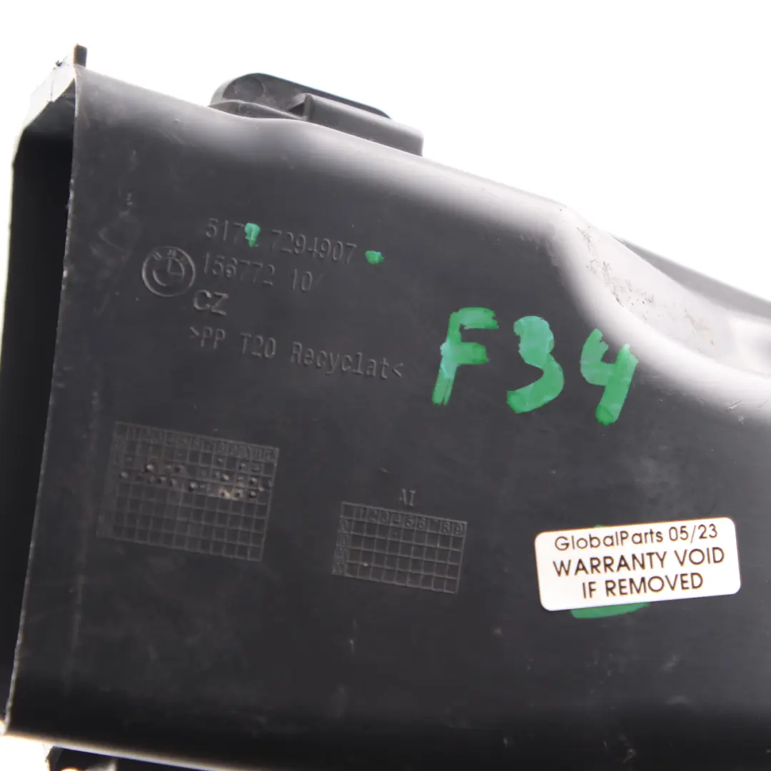 Luftführungskanal vorne links Bremsrohr für BMW F34 GT mit Teilenummer 7294907 BMW F34 GT Luftführungskanal vorne links Bremsrohr - SKU 7294907 - Teilenummer 7294907