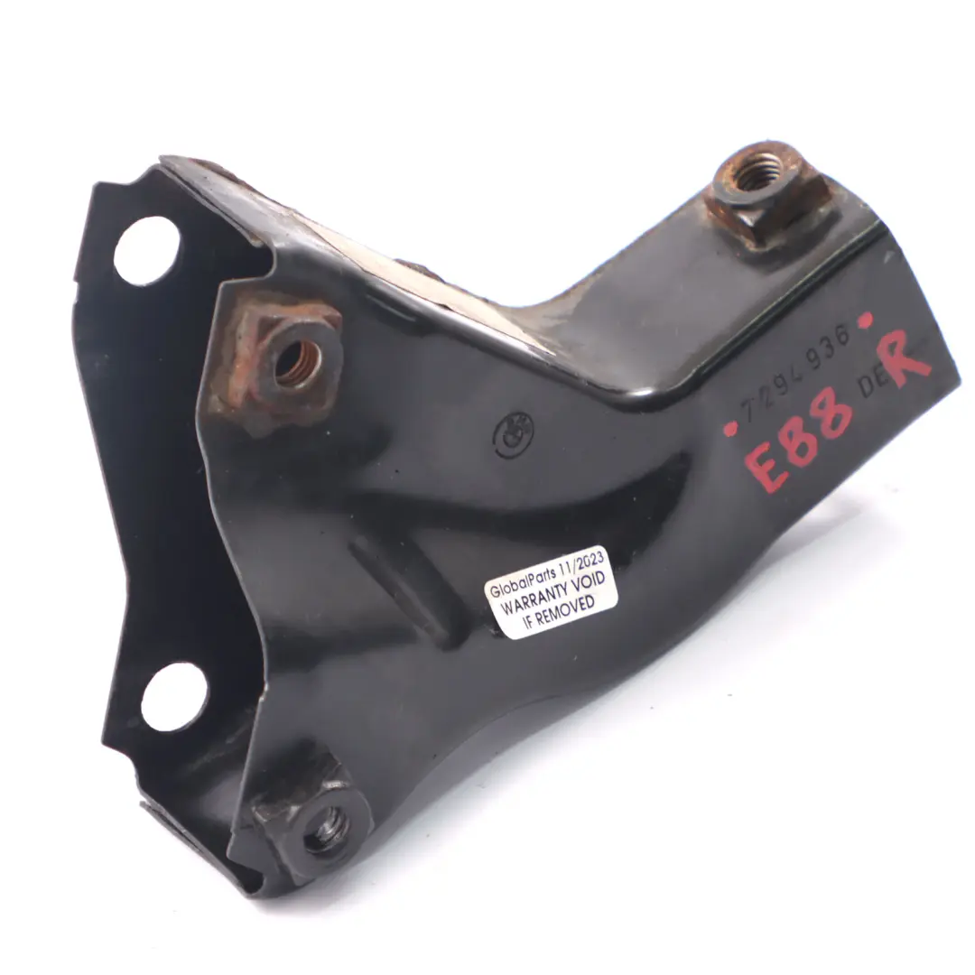 Soporte Parachoques Refuerzo Delantero Derecho Montaje Adaptador para BMW E88 con número de pieza 7294936 BMW E88 Soporte Parachoques Refuerzo Delantero Derecho Montaje Adaptador - SKU 7294936 - Número de pieza 7294936
