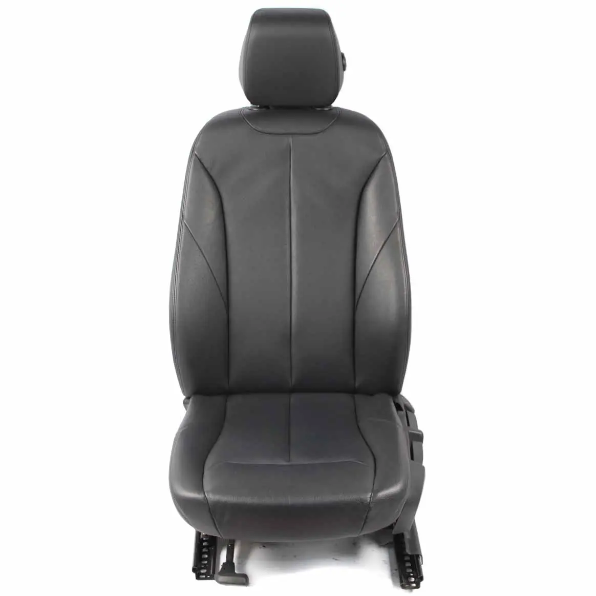 BMW F30 F31 Sedile Anteriore Sinistro Pelle Dakota Nero
