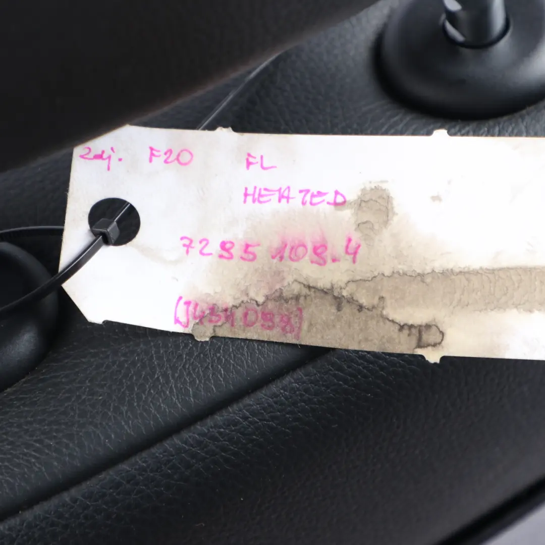 BMW F20 Fotel Lewy Przód Skórzany Skóra Dakota / Schwarz Czarny LCSW - SKU 7295109-4 - Numer Części 7295109