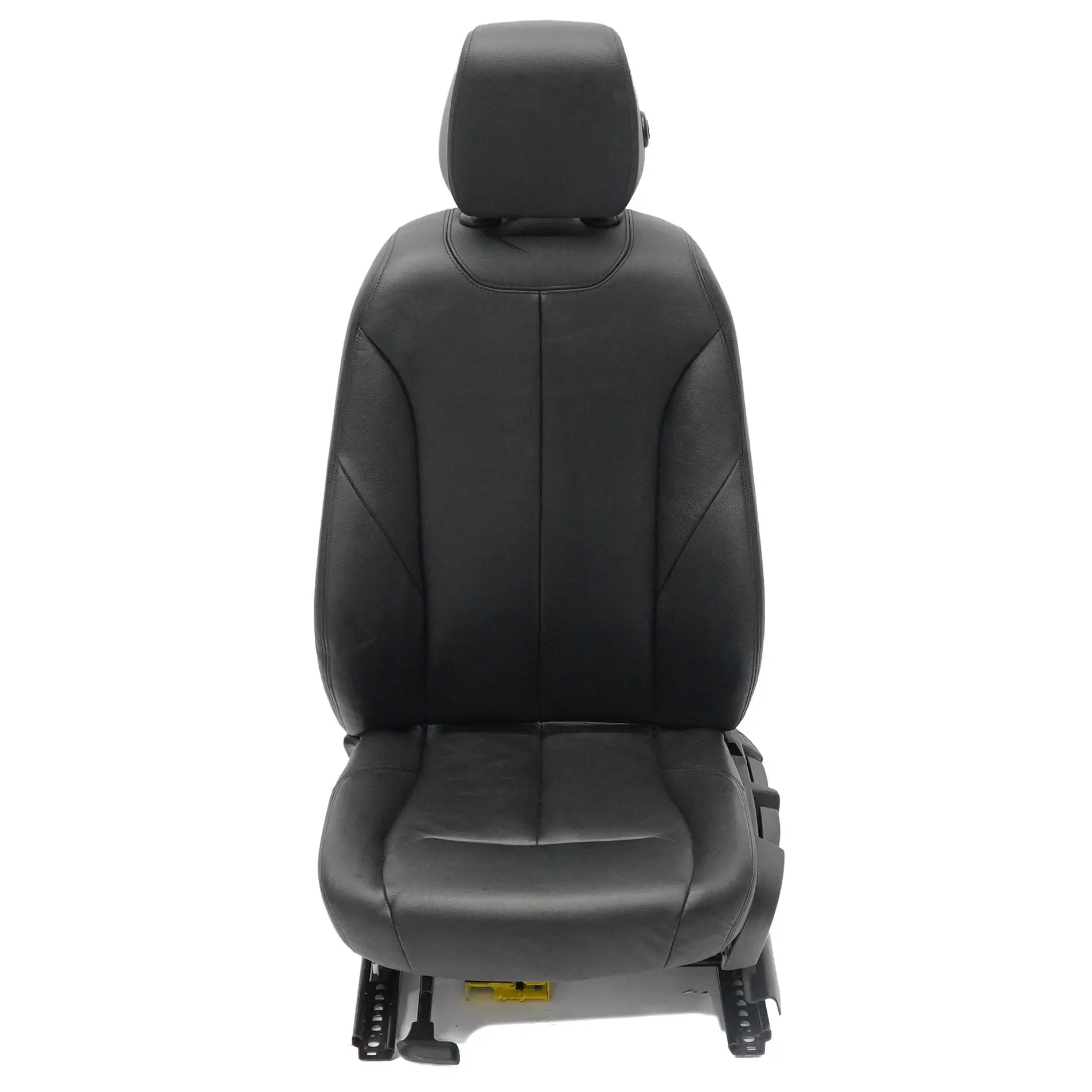 BMW F30 F31 Cuero Dakota / Schwarz Negro Asiento Delantero Izquierdo Calefacción