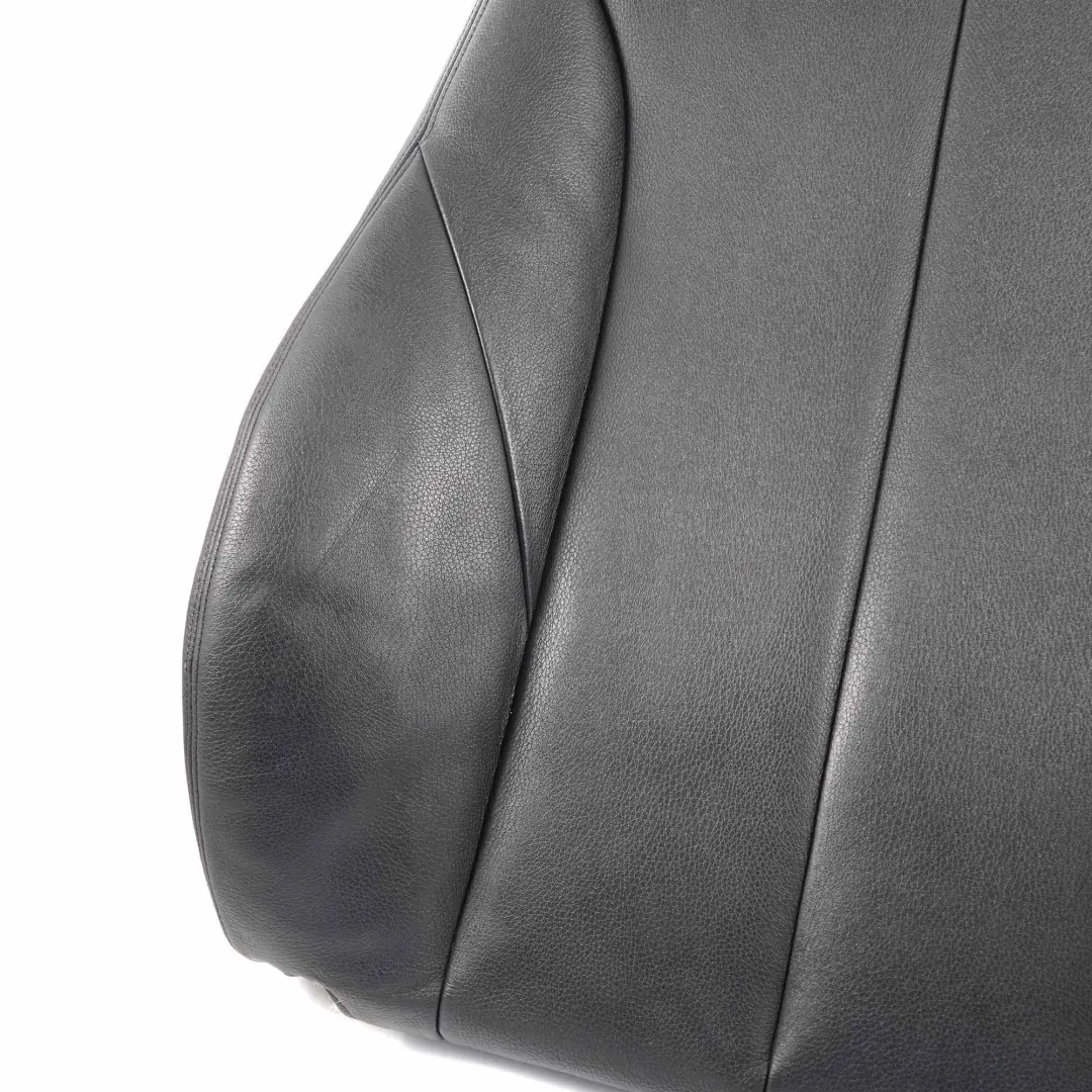 Seat Backrest BMW F20 F30 LCI Front Right O/S Heated Cover Black Leather - SKU 7295110-2 - Part number 7295110