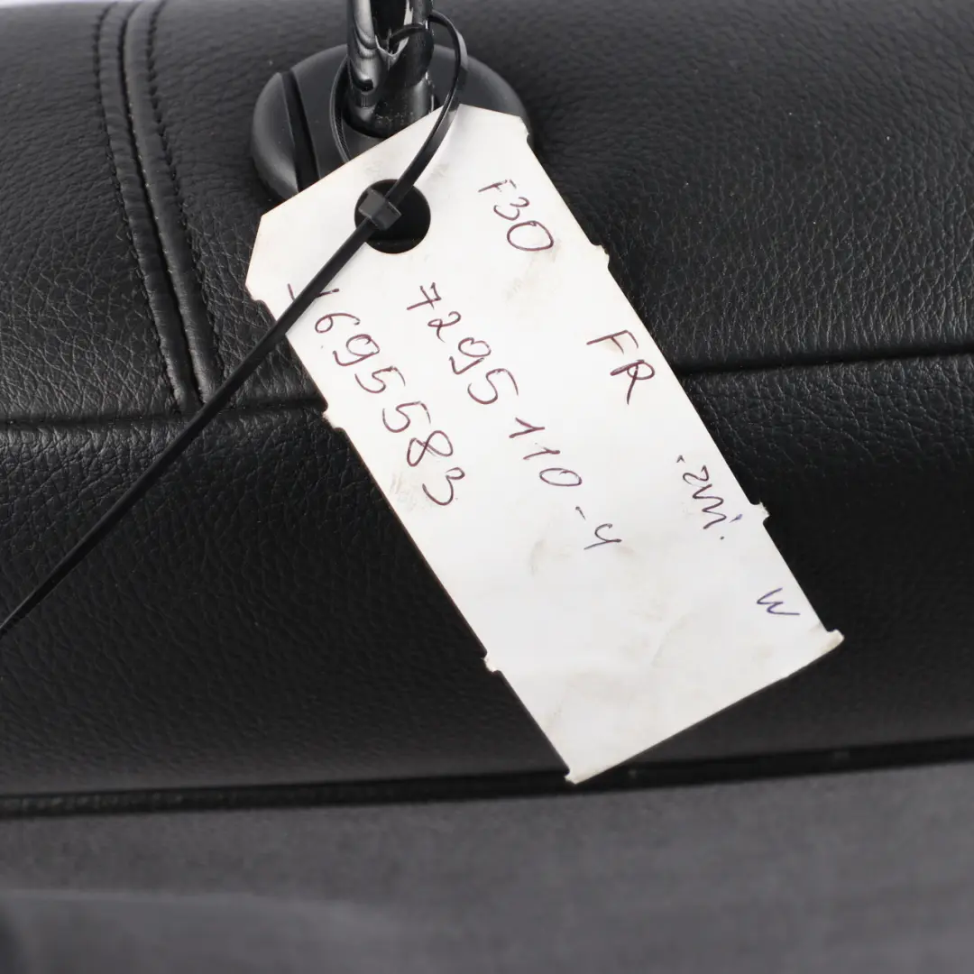 Front Seat BMW F30 F31 Black Leather Dakota Interior Right O/S Driver's Side to with Part number 7295110 Front Seat BMW F30 F31 Black Leather Dakota Interior Right O/S Driver's Side - SKU 7295110-4 - Part number 7295110