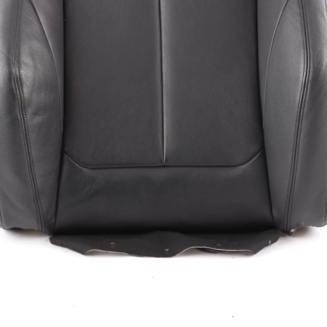 Seat Backrest BMW F20 F30 LCI Front Right O/S Heated Cover Black Leather - SKU 7295110-9 - Part number 7295110