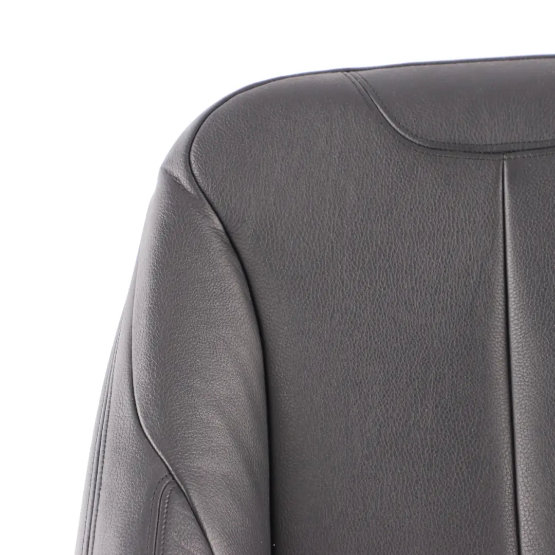 Seat Backrest BMW F20 F30 LCI Front Right O/S Heated Cover Black Leather - SKU 7295110-9 - Part number 7295110