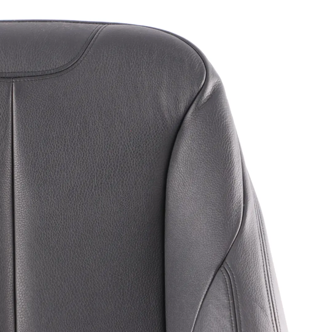 Seat Backrest BMW F20 F30 LCI Front Right O/S Heated Cover Black Leather - SKU 7295110-9 - Part number 7295110