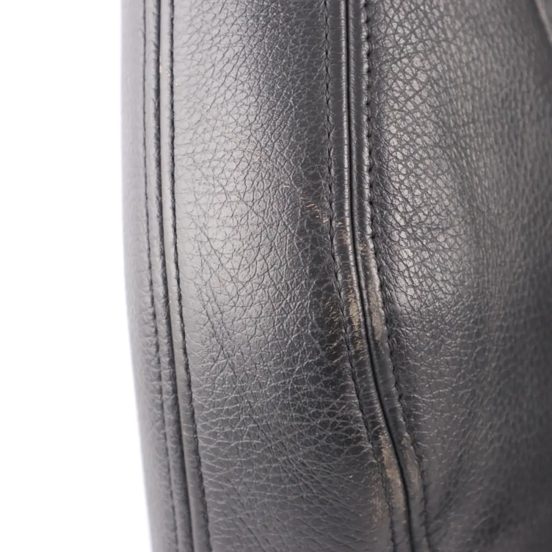 Seat Backrest BMW F20 F30 LCI Front Right O/S Heated Cover Black Leather - SKU 7295110-9 - Part number 7295110