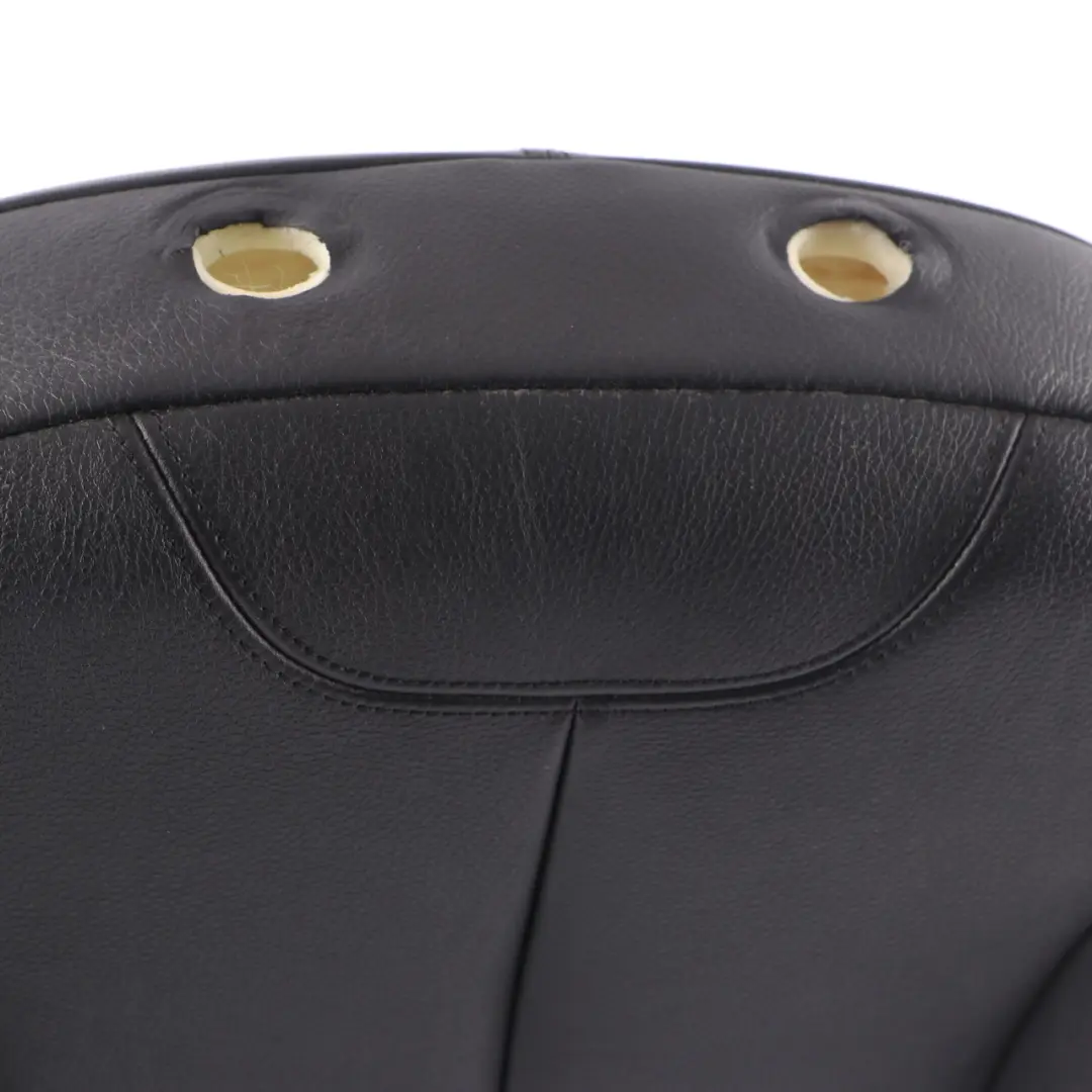 Seat Backrest BMW F20 F30 LCI Front Right O/S Heated Cover Black Leather - SKU 7295110-9 - Part number 7295110