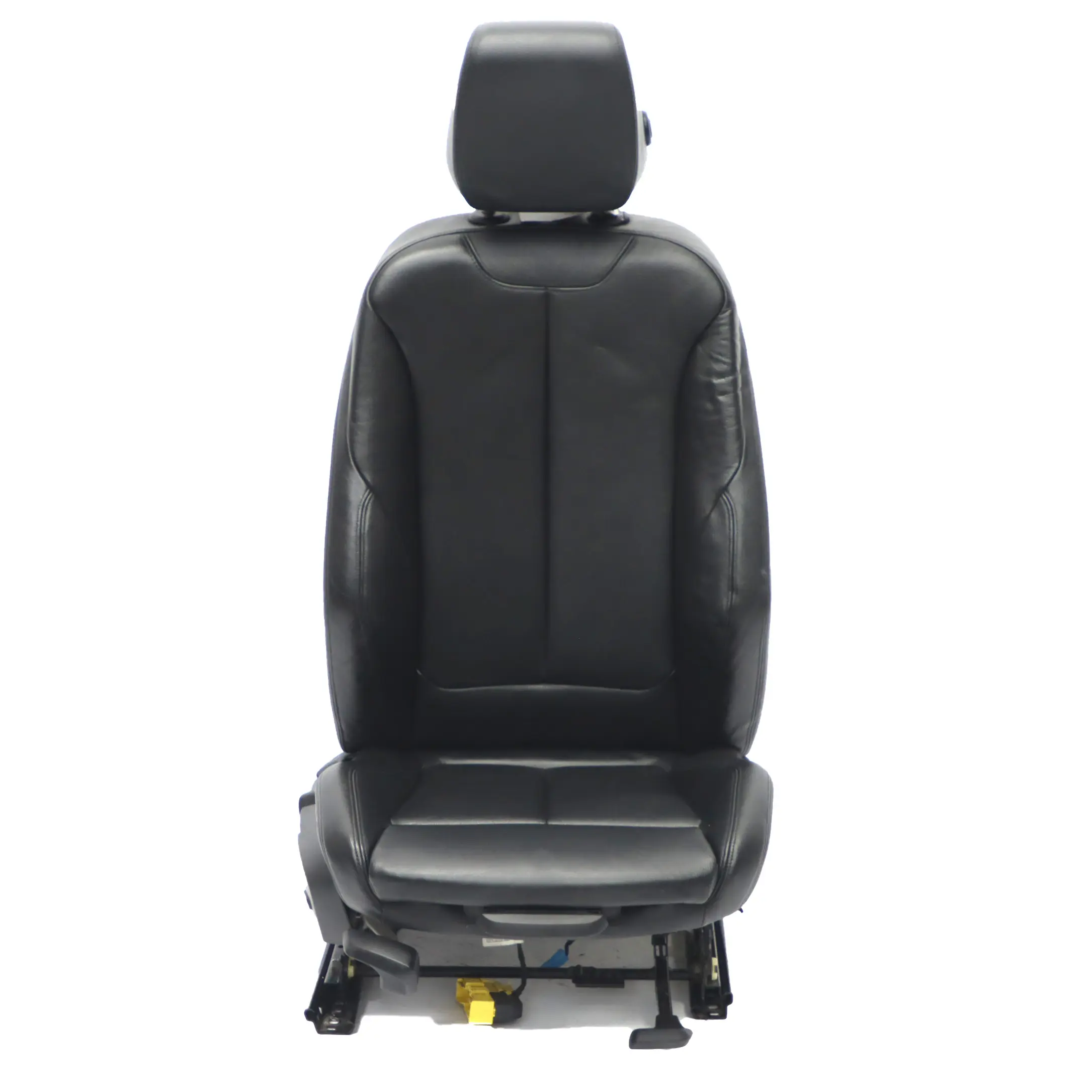 BMW F30 F31 Asiento Delantero Derecho Cuero Dakota / Schwarz Negro Interior