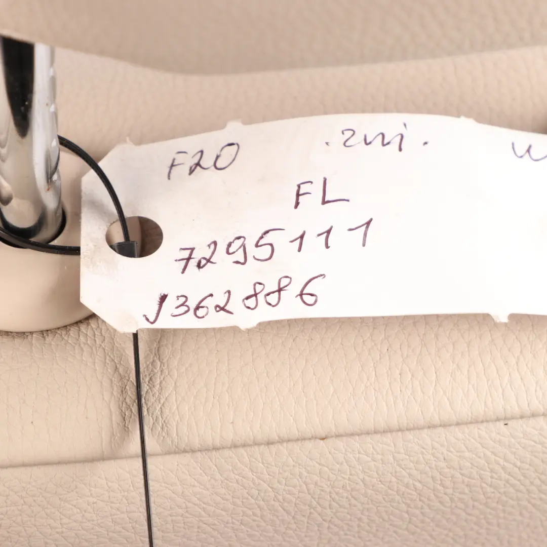 BMW F20 Fotel Przedni Lewy Skóra Dakota Oyster - SKU 7295111 - Numer Części 7295111