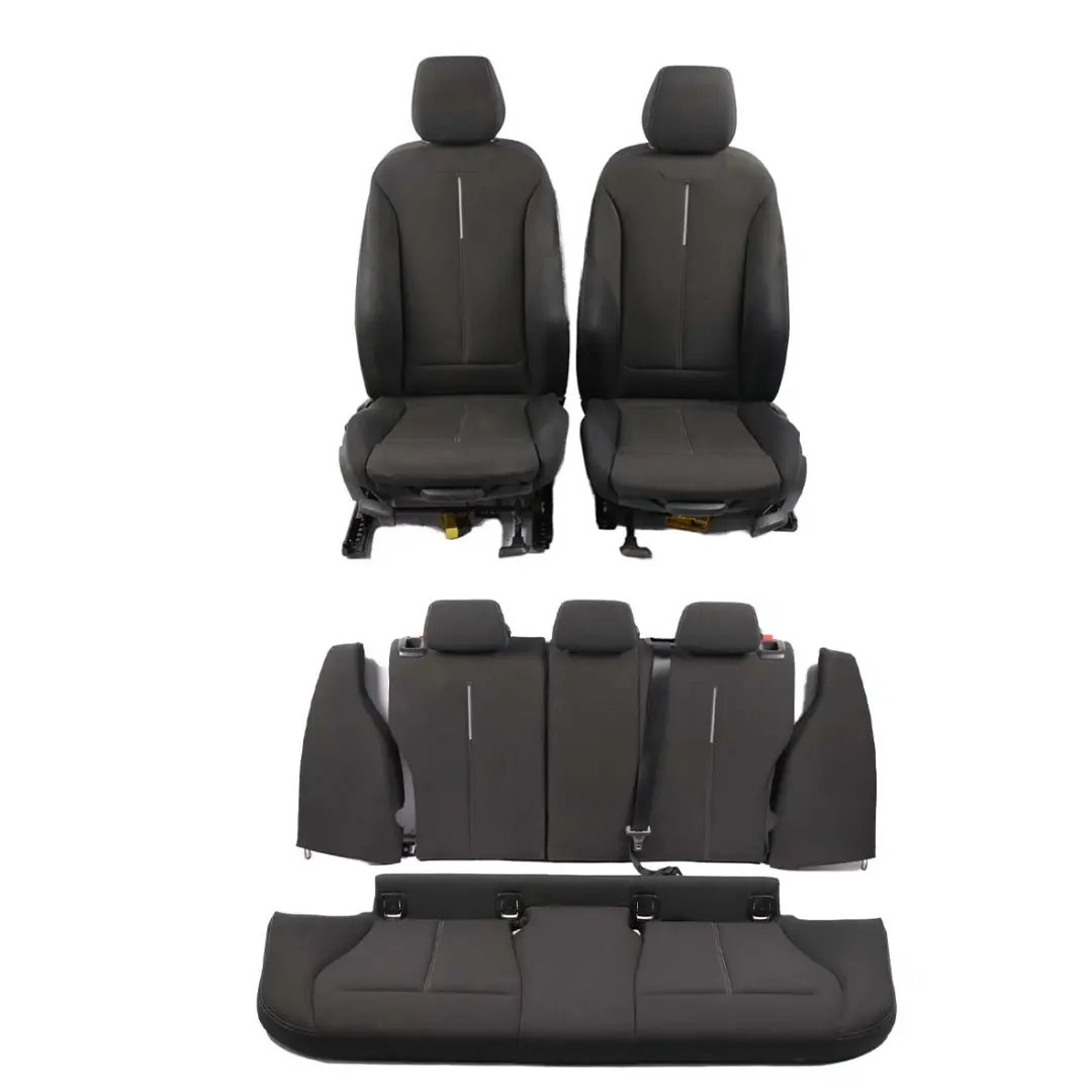Seats BMW F20 Cloth Interior Front Rear Seat Set Fabric Track Anthracite to Sport with Part number 7295118 Sport Seats BMW F20 Cloth Interior Front Rear Seat Set Fabric Track Anthracite - SKU 7295118 - Part number 7295118