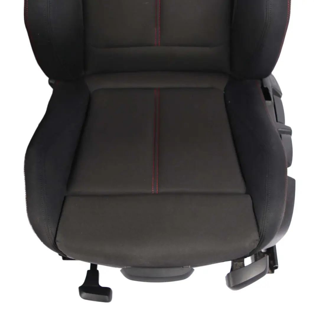BMW F20 Sport Cloth Fabric Interior Seats Front Rear Seat Anthracite Red Threads - SKU 7295119-1 - Part number 7295119