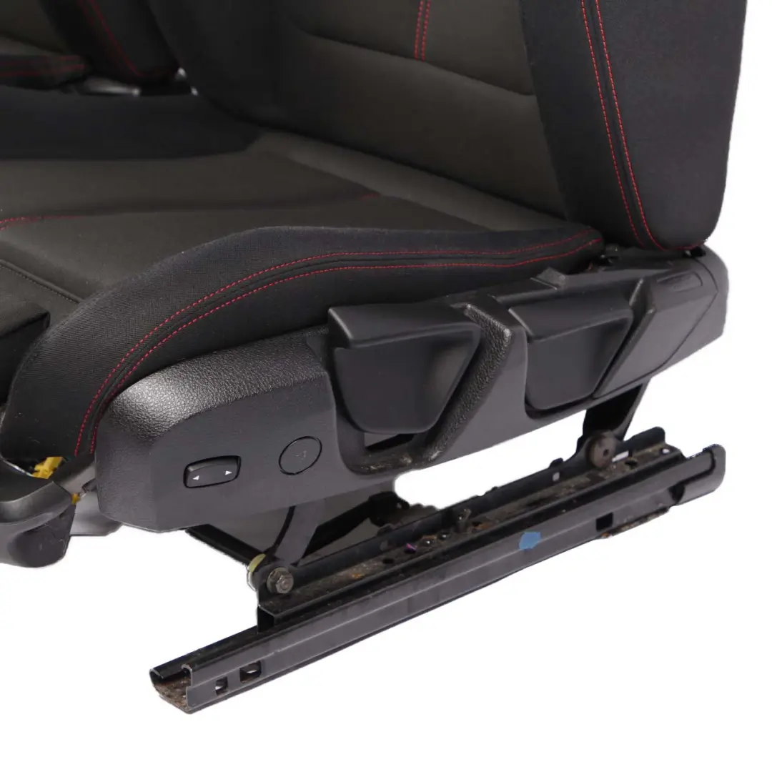 Cloth Fabric Interior Seats Front Rear Seat Anthracite Red Threads to BMW F20 Sport with Part number 7295119 BMW F20 Sport Cloth Fabric Interior Seats Front Rear Seat Anthracite Red Threads - SKU 7295119-1 - Part number 7295119