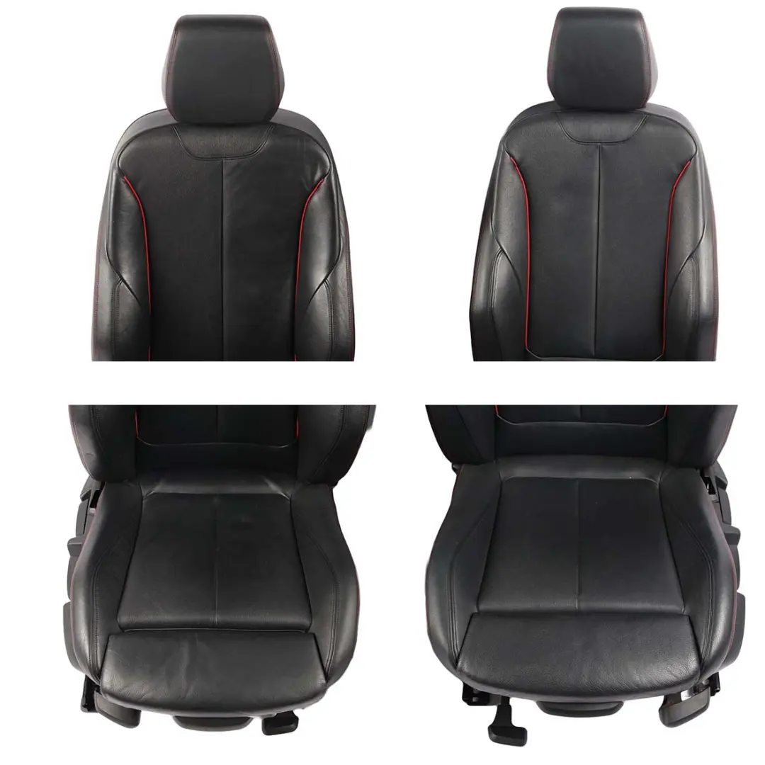 BMW F20 Seats M Sport Heated Black Leather Interior Set Seat with Door Cards - SKU 7295124-1 - Part number 7295124