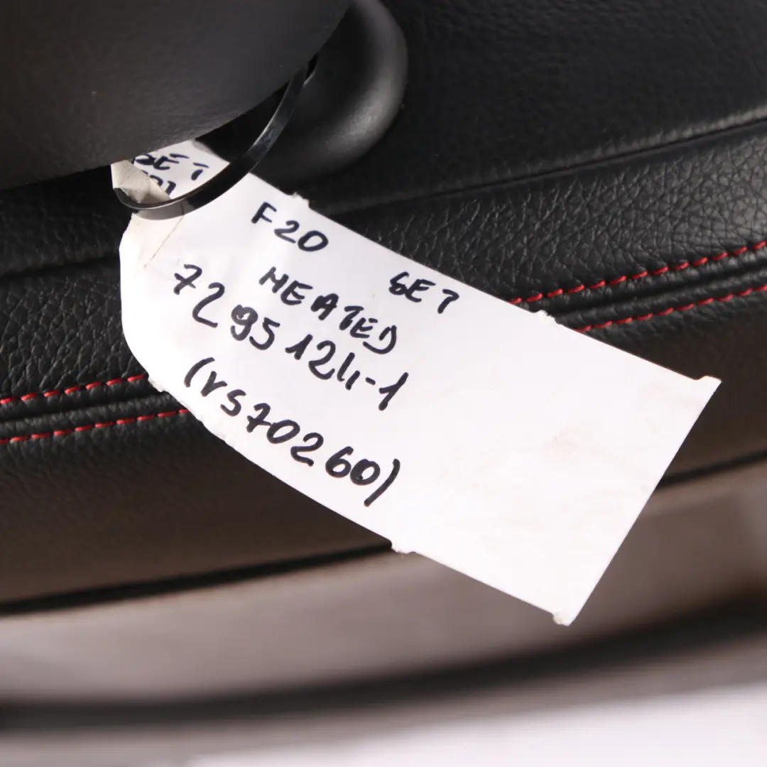 BMW F20 Seats M Sport Heated Black Leather Interior Set Seat with Door Cards - SKU 7295124-1 - Part number 7295124