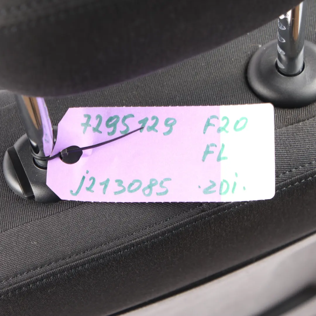 Front Seat BMW F20 M Sport Cloth Fabric Move / Anthracite Interior Left N/S to with Part number 7295129 Front Seat BMW F20 M Sport Cloth Fabric Move / Anthracite Interior Left N/S - SKU 7295129-1 - Part number 7295129