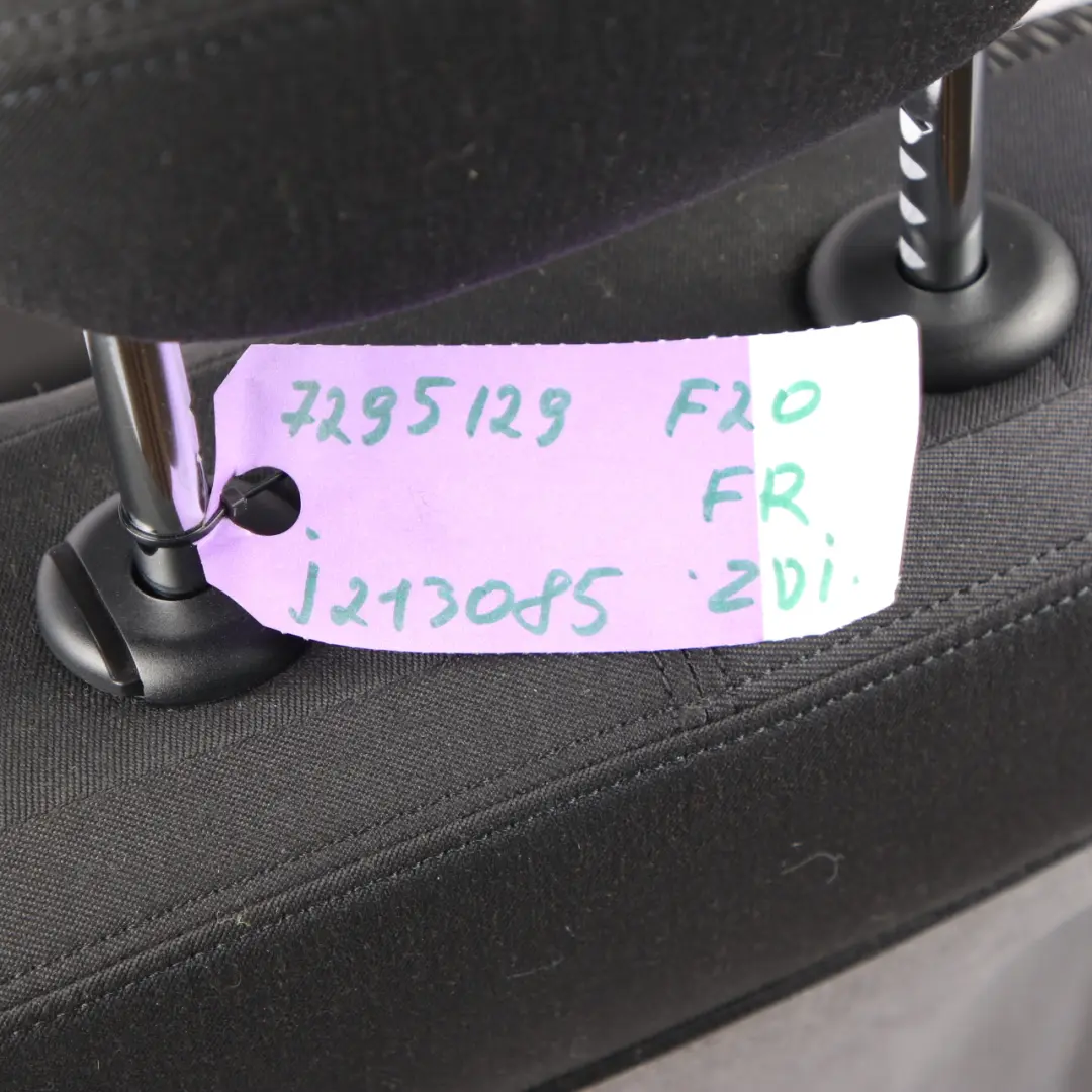 Front Seat BMW F20 M Sport Cloth Fabric Move / Anthracite Interior Right O/S to with Part number 7295130 Front Seat BMW F20 M Sport Cloth Fabric Move / Anthracite Interior Right O/S - SKU 7295130-1 - Part number 7295130