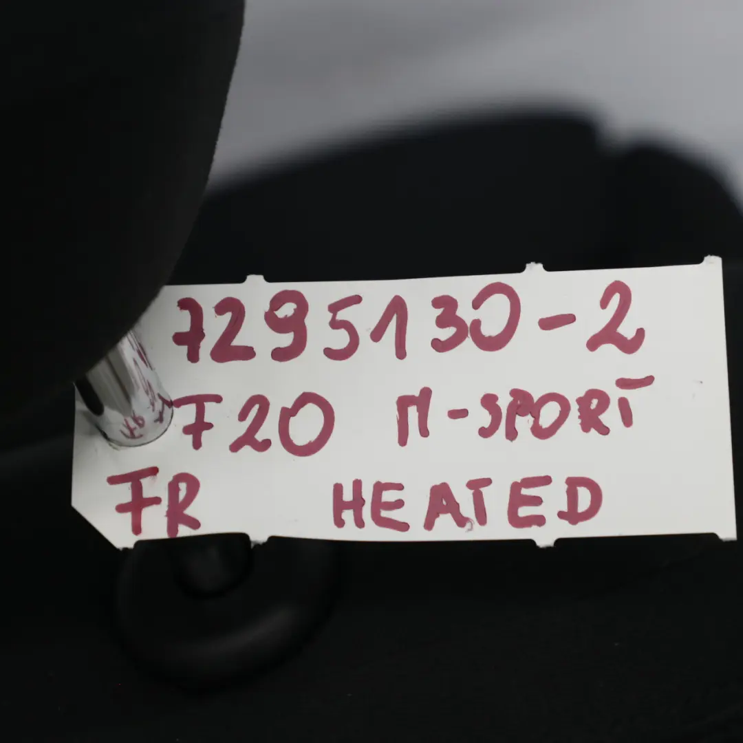  Front Seat BMW F20 Heated M Sport Cloth Fabric Move / Anthracite Right O/S - SKU 7295130-2 - Part number 7295130