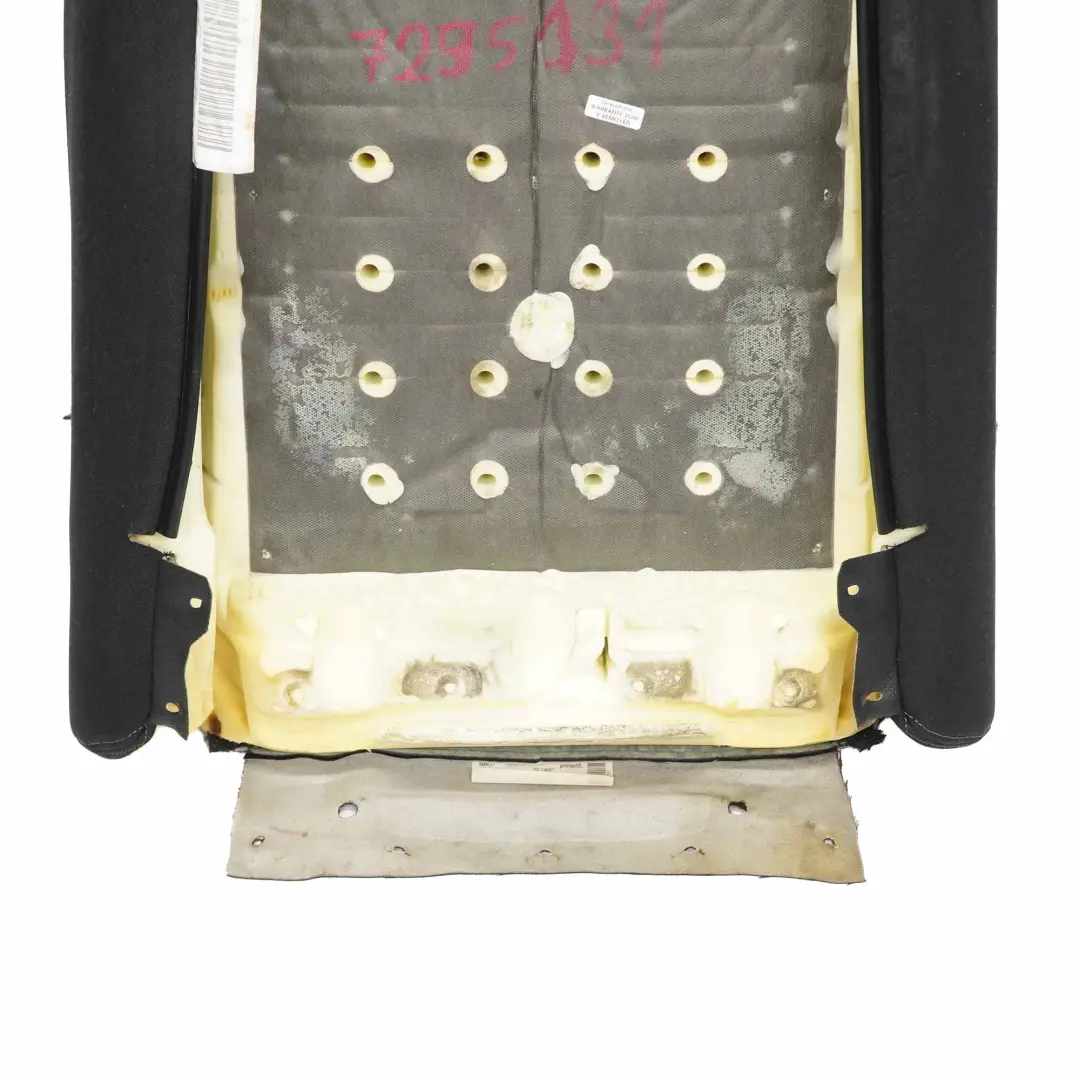 Vordersitz Sport Rechts Lehne Bezug Stoff Anthrazit Grau für BMW F20 F30 LCI mit Teilenummer 7295131 BMW F20 F30 LCI Vordersitz Sport Rechts Lehne Bezug Stoff Anthrazit Grau - SKU 7295131 - Teilenummer 7295131