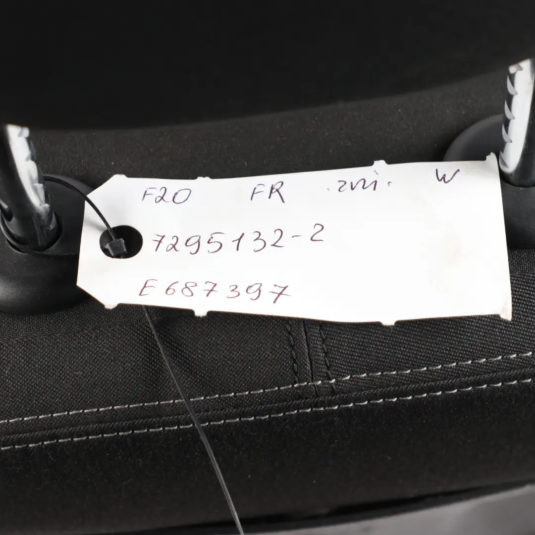 Front Seat BMW F20 Sport Cloth Fabric Track / Anthracite Akzent-Grau Right O/S to with Part number 7295132 Front Seat BMW F20 Sport Cloth Fabric Track / Anthracite Akzent-Grau Right O/S - SKU 7295132-2 - Part number 7295132