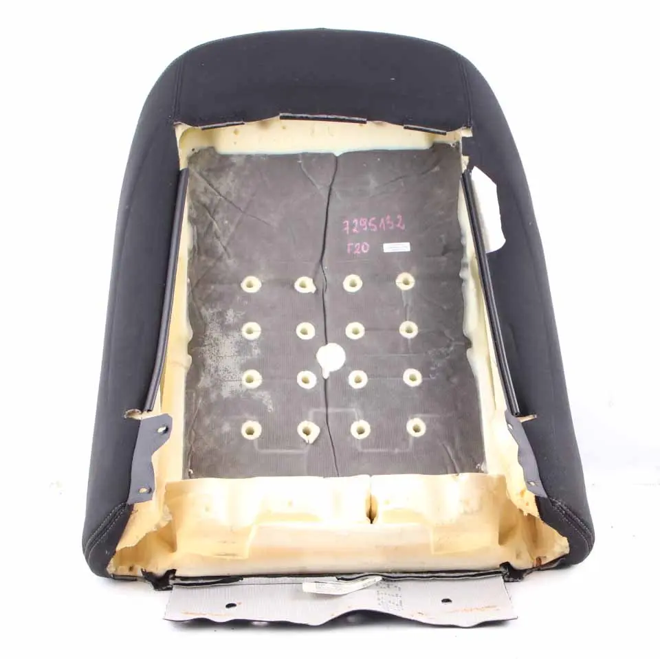 BMW F20 F30 Rückenlehne vorne Sport Rechts Sportsitz Stoff Anthrazit Grau - SKU 7295132 - Teilenummer 7295132