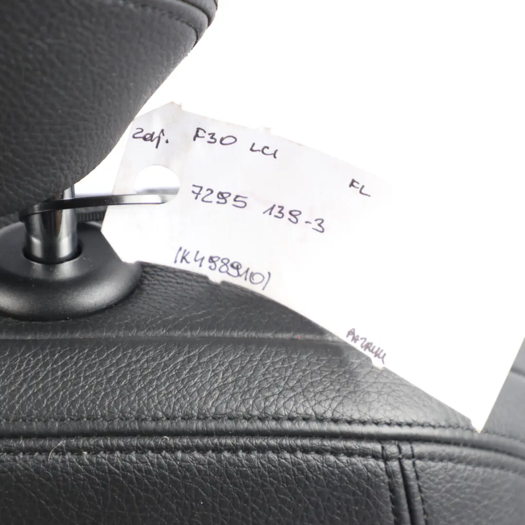  Asientos Delanteros BMW F30 Cuero Deportivo Izquierdo Negro LCSW - SKU 7295139-3 - Número de pieza 7295139