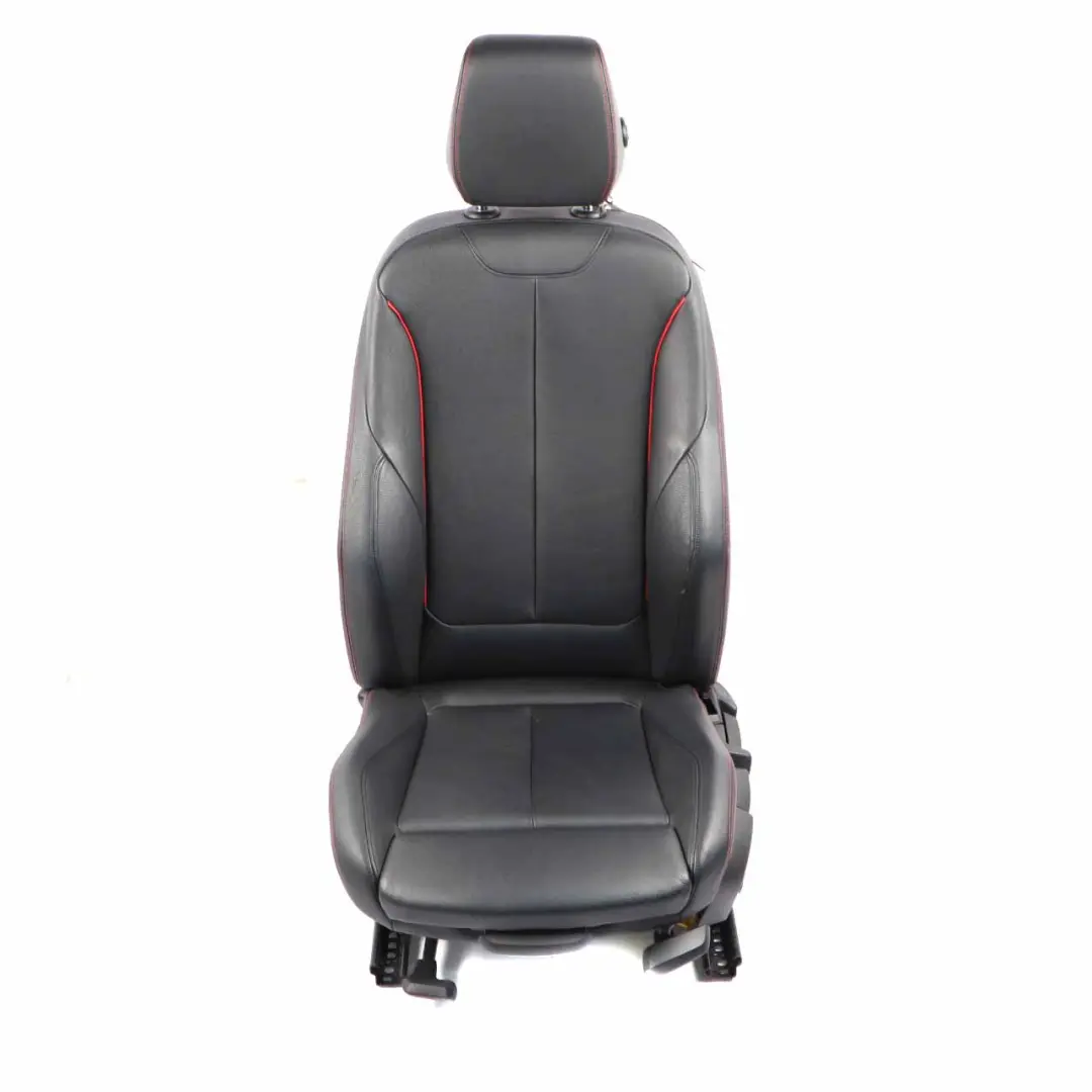  Front Seat BMW F30 F31 Left N/S Heated M-Sport Leather Dakota Black Akcent Rot - SKU 7295143-1 - Part number 7295143