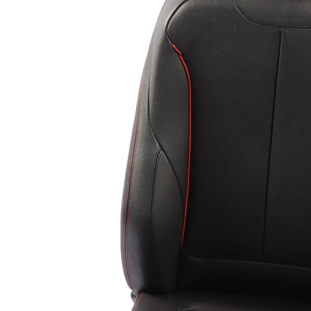 Siège avant gauche M Sport Interior Leather Dakota Black Akcent Red pour BMW F20 à propos du numéro de pièce 7295143 BMW F20 Siège avant gauche M Sport Interior Leather Dakota Black Akcent Red - SKU 7295143-4 - Numéro de pièce 7295143