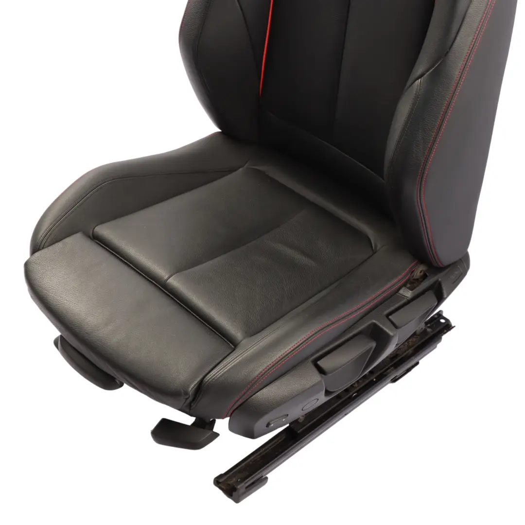 BMW F20 Siège avant gauche M Sport Interior Leather Dakota Black Akcent Red - SKU 7295143-4 - Numéro de pièce 7295143