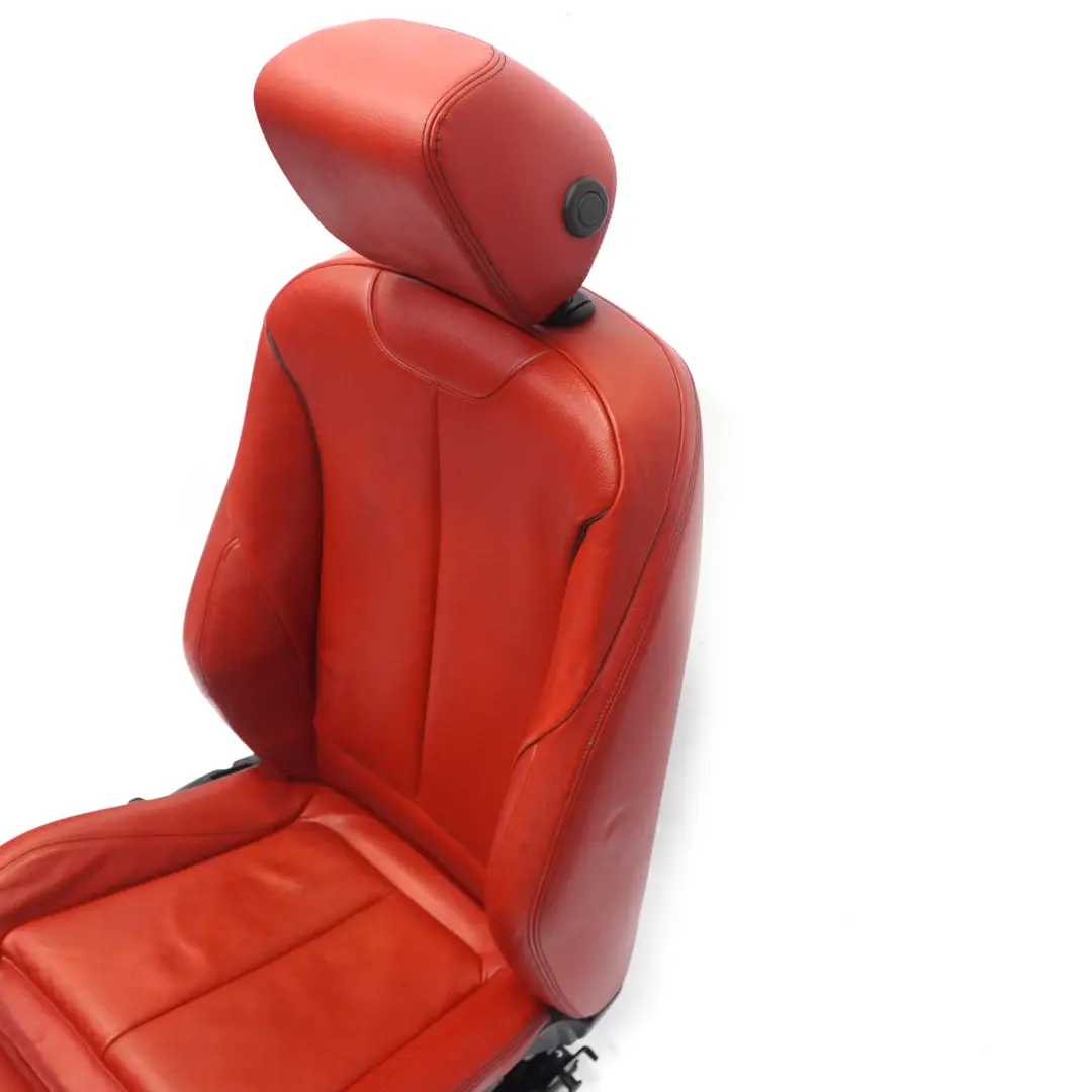  Front Seat BMW F30 M Sport Heated Right O/S Leather Dakota Korall Rot Red - SKU 7295148-3 - Part number 7295148