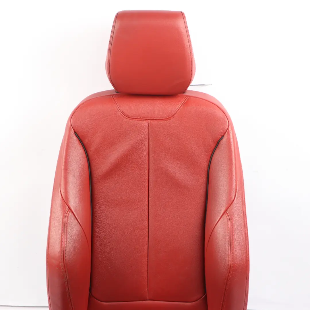Asiento Delantero M Sport Derecho Interior Cuero Dakota Korall Rojo para BMW F20 con número de pieza 7295148 BMW F20 Asiento Delantero M Sport Derecho Interior Cuero Dakota Korall Rojo - SKU 7295148-4 - Número de pieza 7295148
