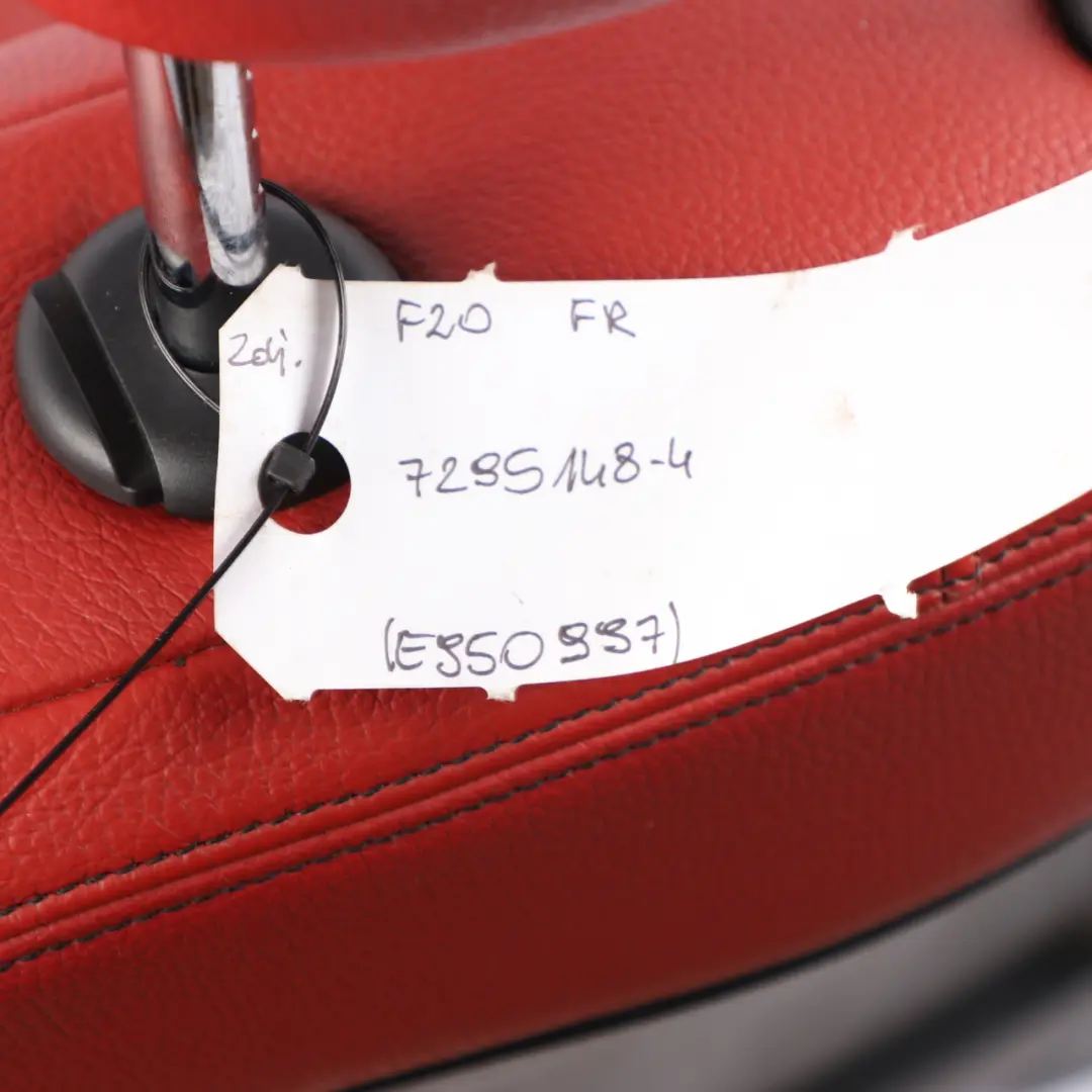 Front Seat M Sport Right O/S Interior Leather Dakota Korall Red to BMW F20 with Part number 7295148 BMW F20 Front Seat M Sport Right O/S Interior Leather Dakota Korall Red - SKU 7295148-4 - Part number 7295148
