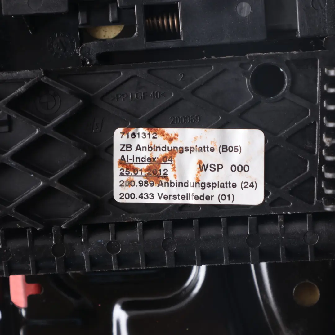 BMW F20 F21 F22 F30 Support Cuisse Siège Avant Sport Cuir Rouge Corail 7161312 - SKU 7295163-1 - Numéro de pièce 7295163