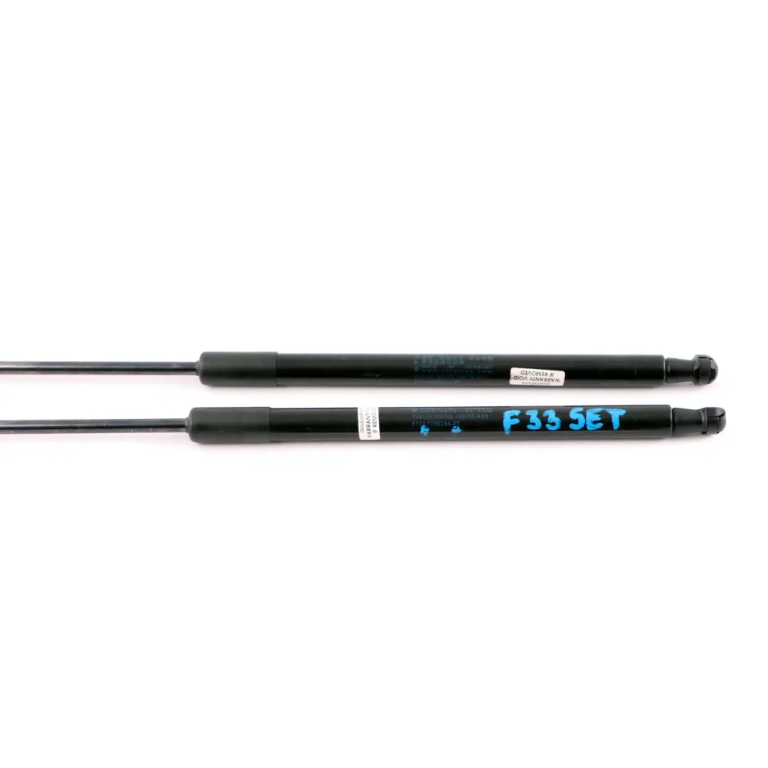 BMW F33 F83 M4 Convertible Trunk Lid Tailgate Gas Pressurized Spring Set - SKU 7295244 - Part number 7295244