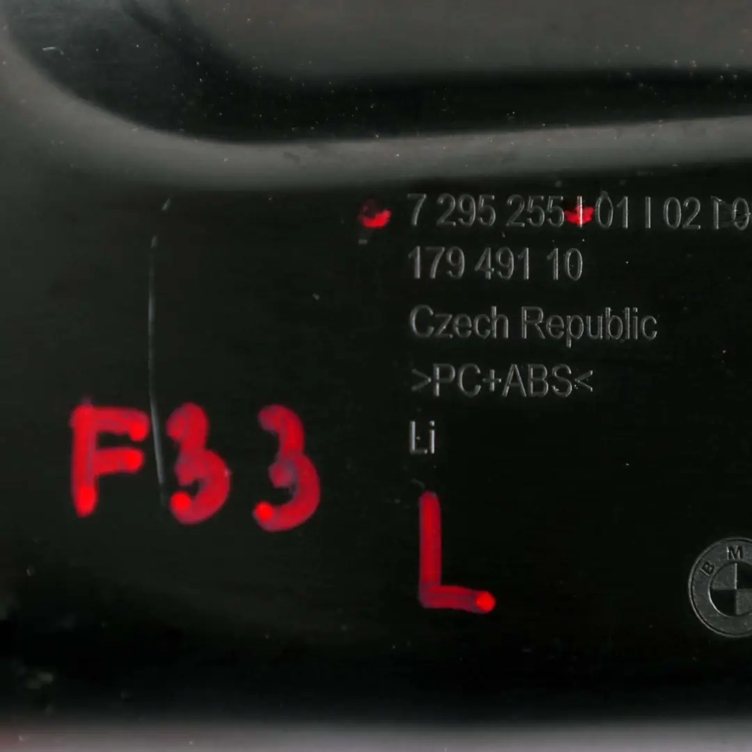 Couvercle de coffre arrière gauche pour BMW 4 F33 F83 M4 à propos du numéro de pièce 7295255 BMW 4 F33 F83 M4 Couvercle de coffre arrière gauche - SKU 7295255 - Numéro de pièce 7295255