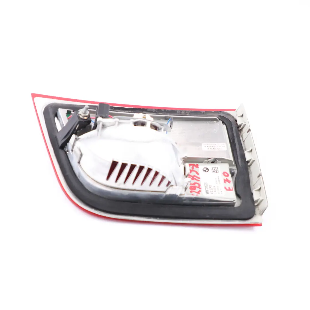 BMW X5 E70 Luz Trasera Tapa Maletero Embellecedor Luz Trasera Izquierda - SKU 7295339-2 - Número de pieza 7295339