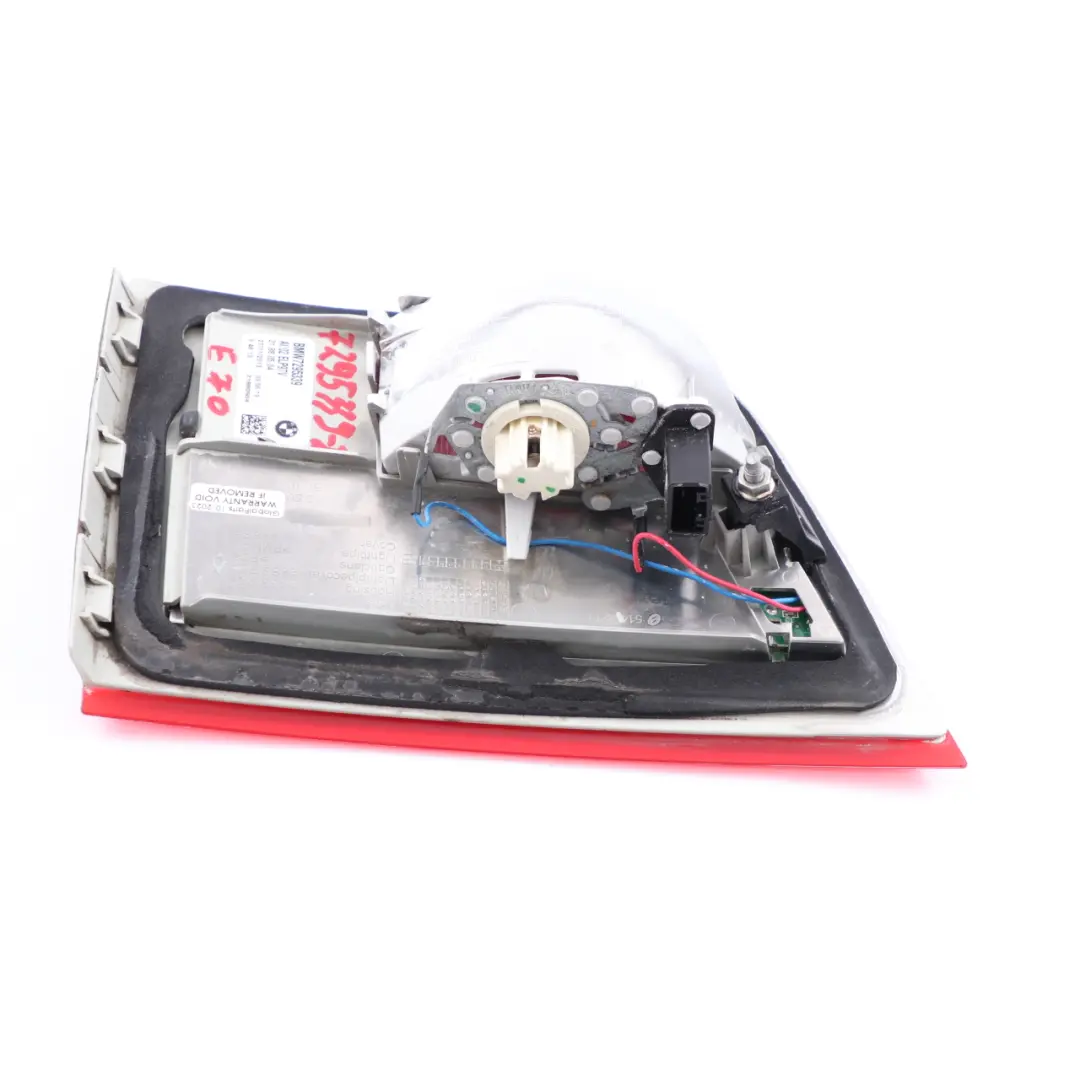 BMW X5 E70 Luz Trasera Tapa Maletero Embellecedor Luz Trasera Izquierda - SKU 7295339-2 - Número de pieza 7295339