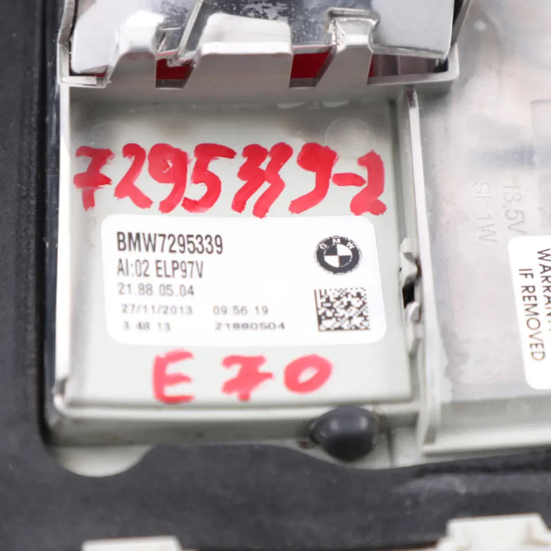 BMW X5 E70 Luz Trasera Tapa Maletero Embellecedor Luz Trasera Izquierda - SKU 7295339-2 - Número de pieza 7295339