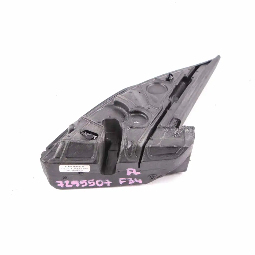 Sello Esquina Moldura Espejo Cubierta Delantera Izquierda para BMW F34 GT con número de pieza 7295507 BMW F34 GT Sello Esquina Moldura Espejo Cubierta Delantera Izquierda - SKU 7295507 - Número de pieza 7295507