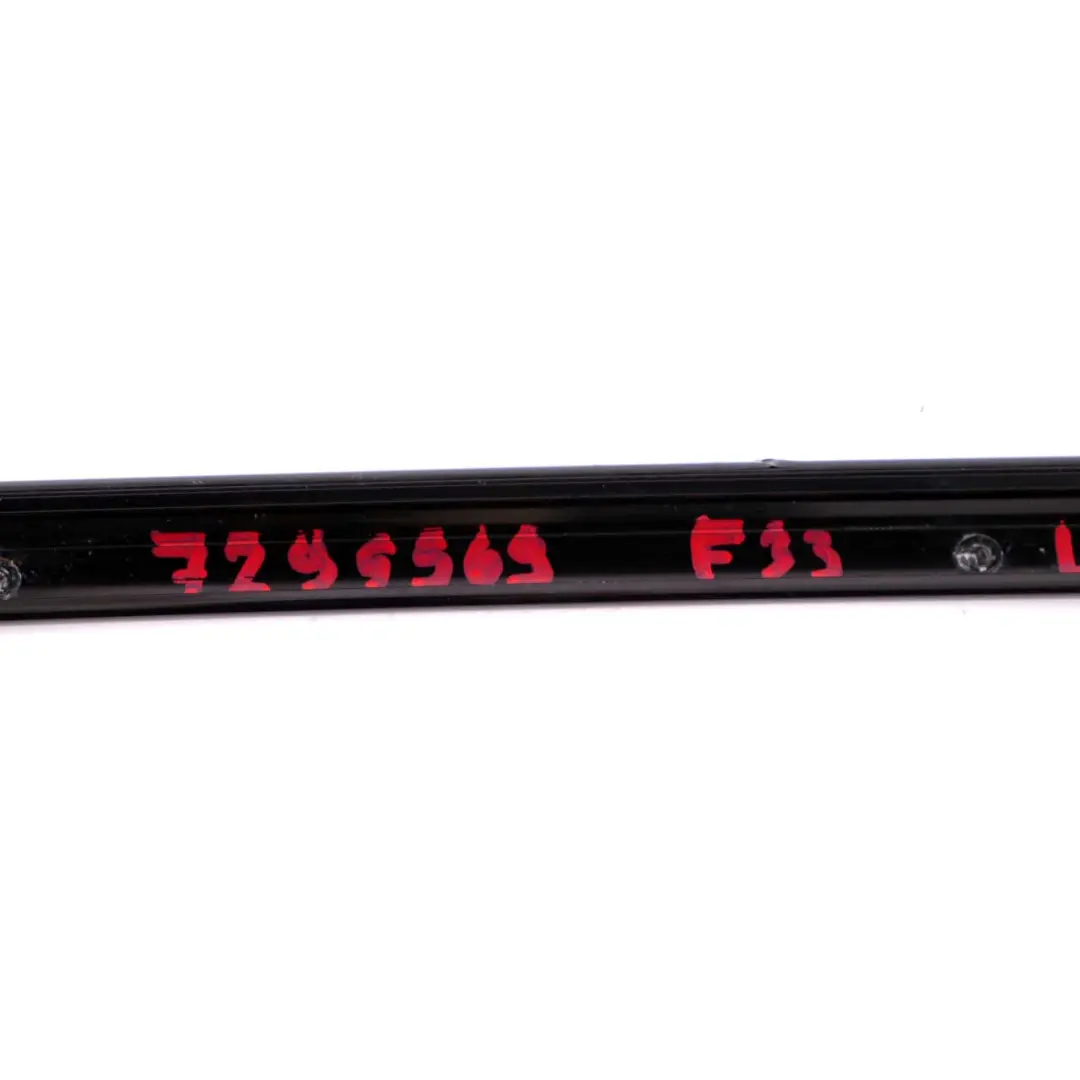 BMW F33 F83 M4 Delantero Izquierdo Puerta Ventana Tira Moldura Alto Brillo - SKU 7295569 - Número de pieza 7295569