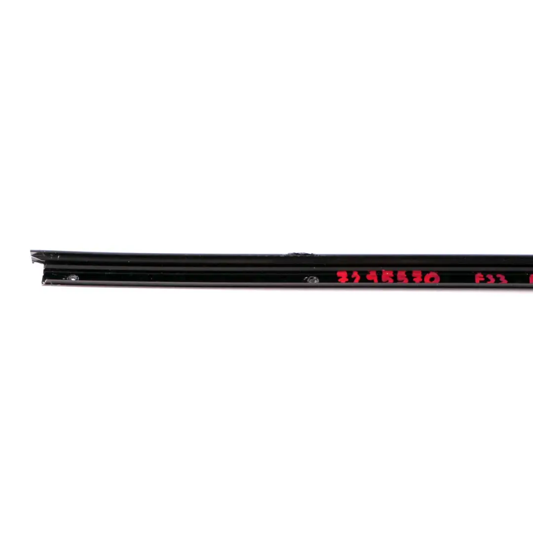 BMW F33 F83 M4 Front Right Door Window Strip Trim Molding A-Pillar High Gloss - SKU 7295570 - Part number 7295570