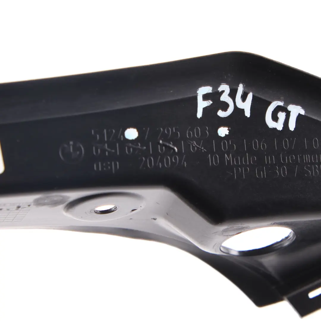 Boot Lid Drip Rail Trim Gutter Strip Rear Left N/S to BMW F34 GT Tailgate with Part number 7295603 BMW F34 GT Tailgate Boot Lid Drip Rail Trim Gutter Strip Rear Left N/S - SKU 7295603 - Part number 7295603